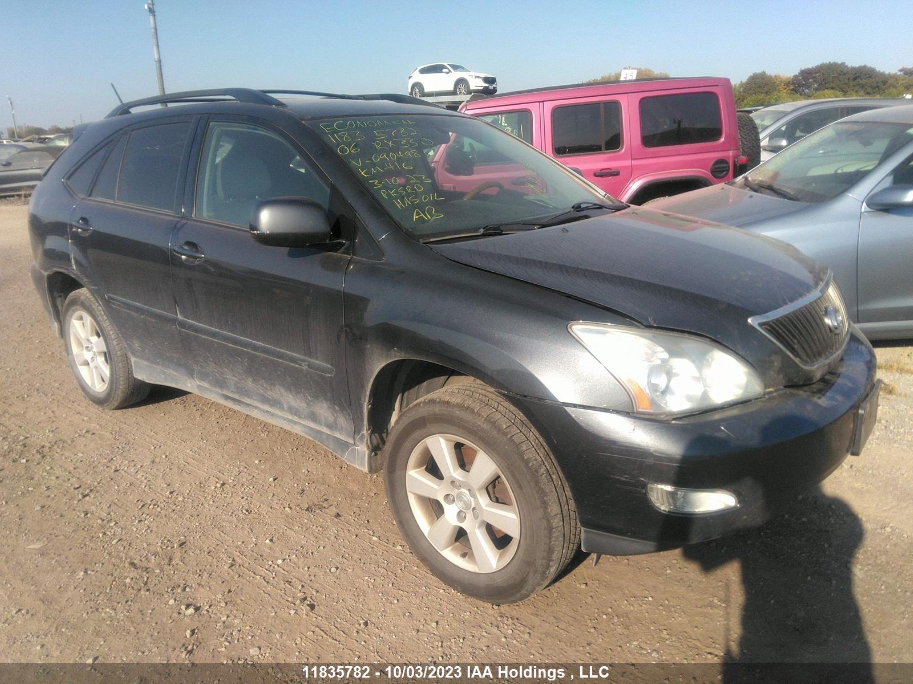 lexus rx 2006 2t2ha31u56c090498