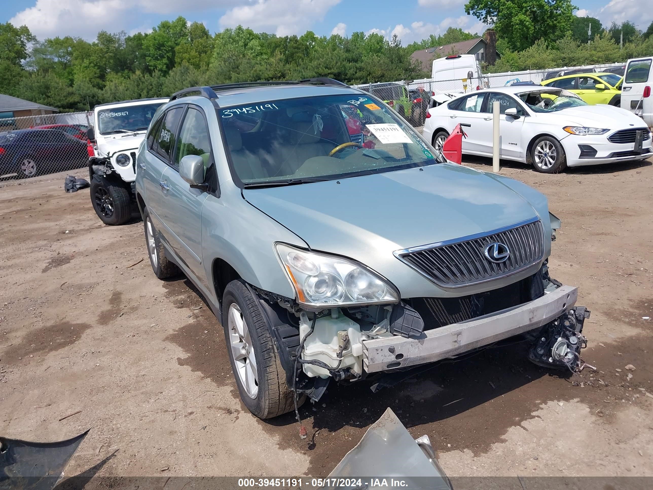 lexus rx 2007 2t2hk31u17c011729