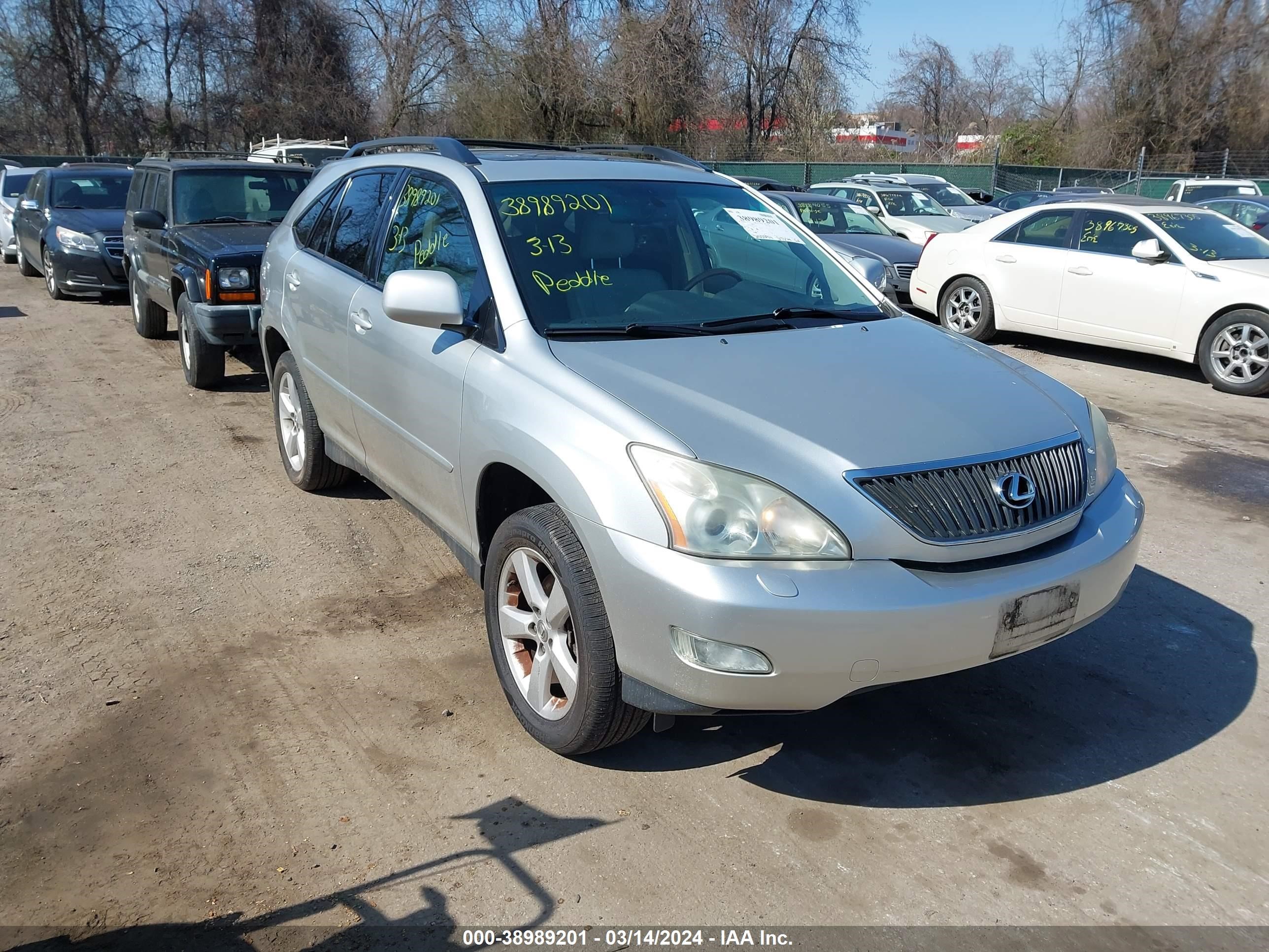 lexus rx 2007 2t2hk31u37c043887