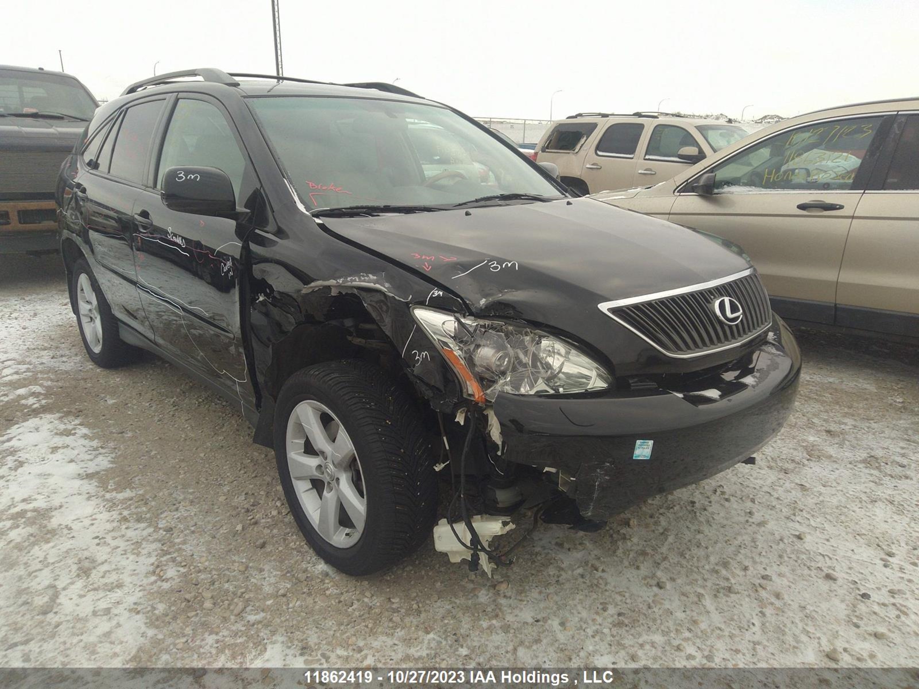 lexus rx 2007 2t2hk31u47c008050