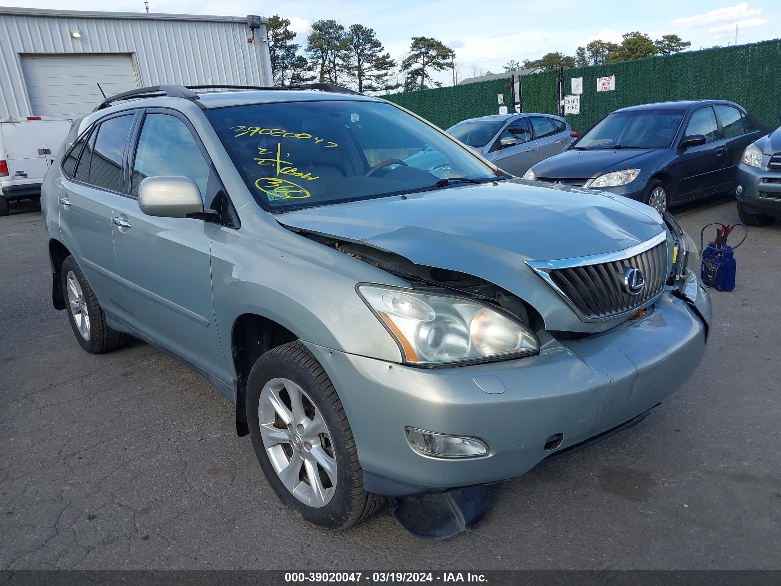 lexus rx 2009 2t2hk31u49c098321