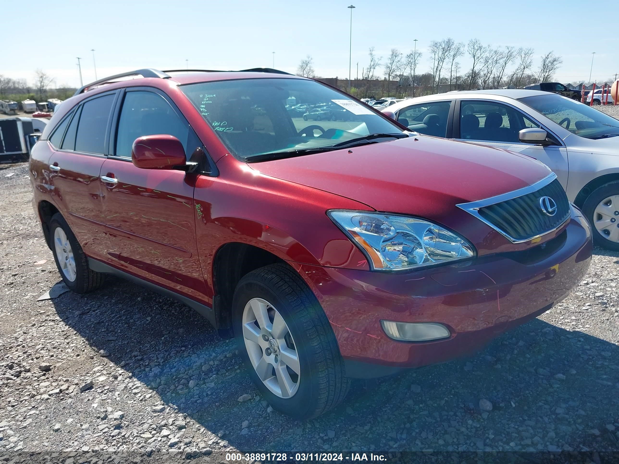 lexus rx 2009 2t2hk31u59c121105