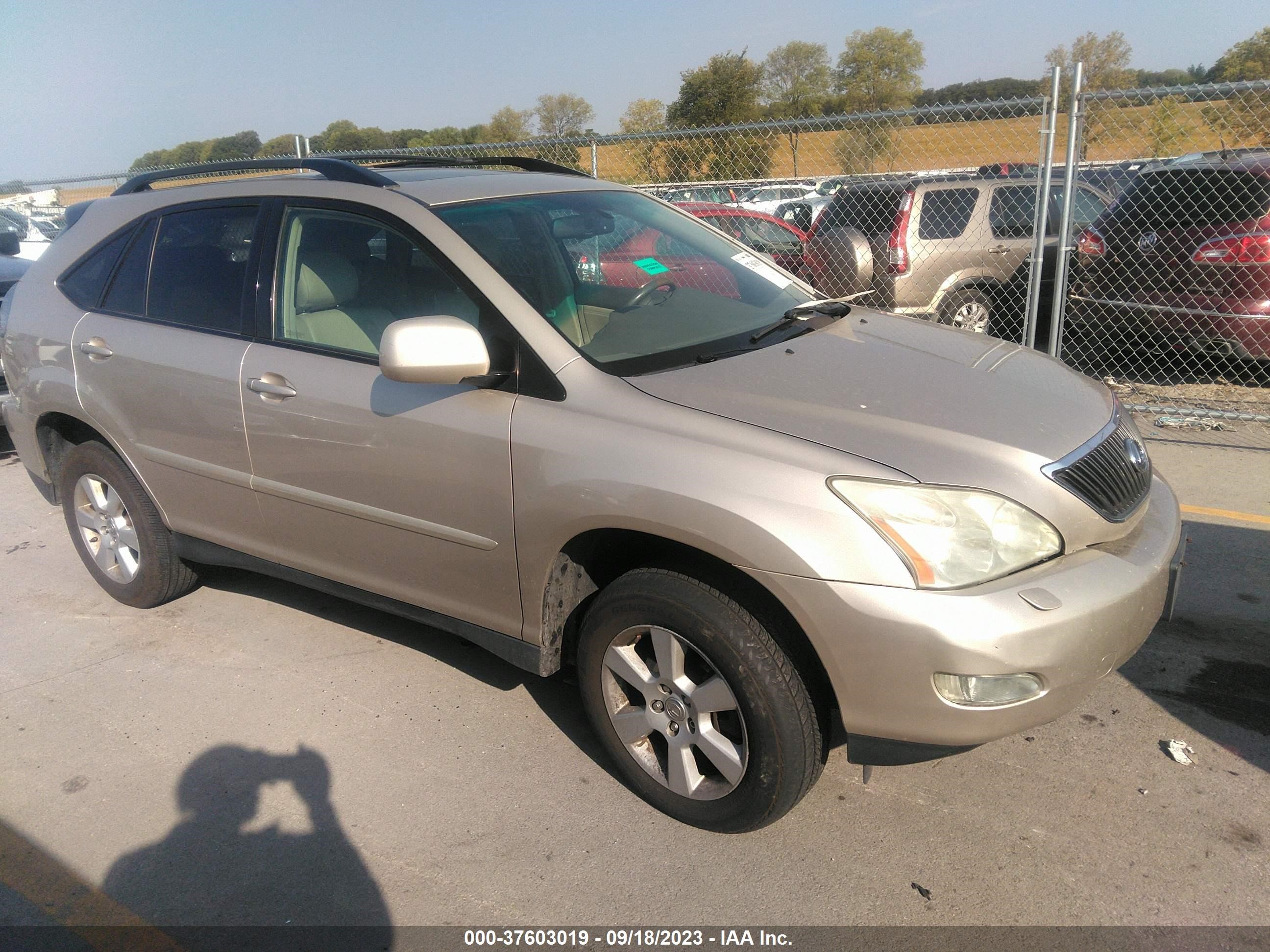 lexus rx 2007 2t2hk31u87c027877