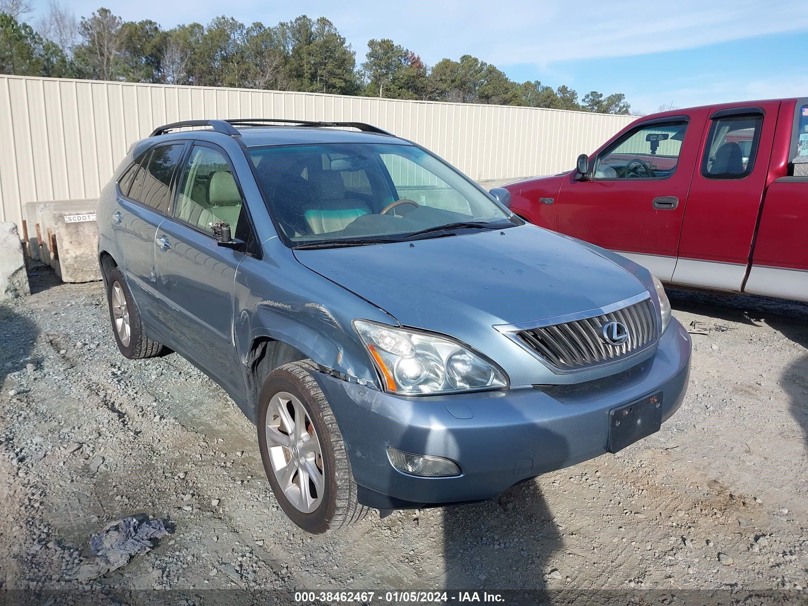 lexus rx 350 2008 2t2hk31ux8c069811