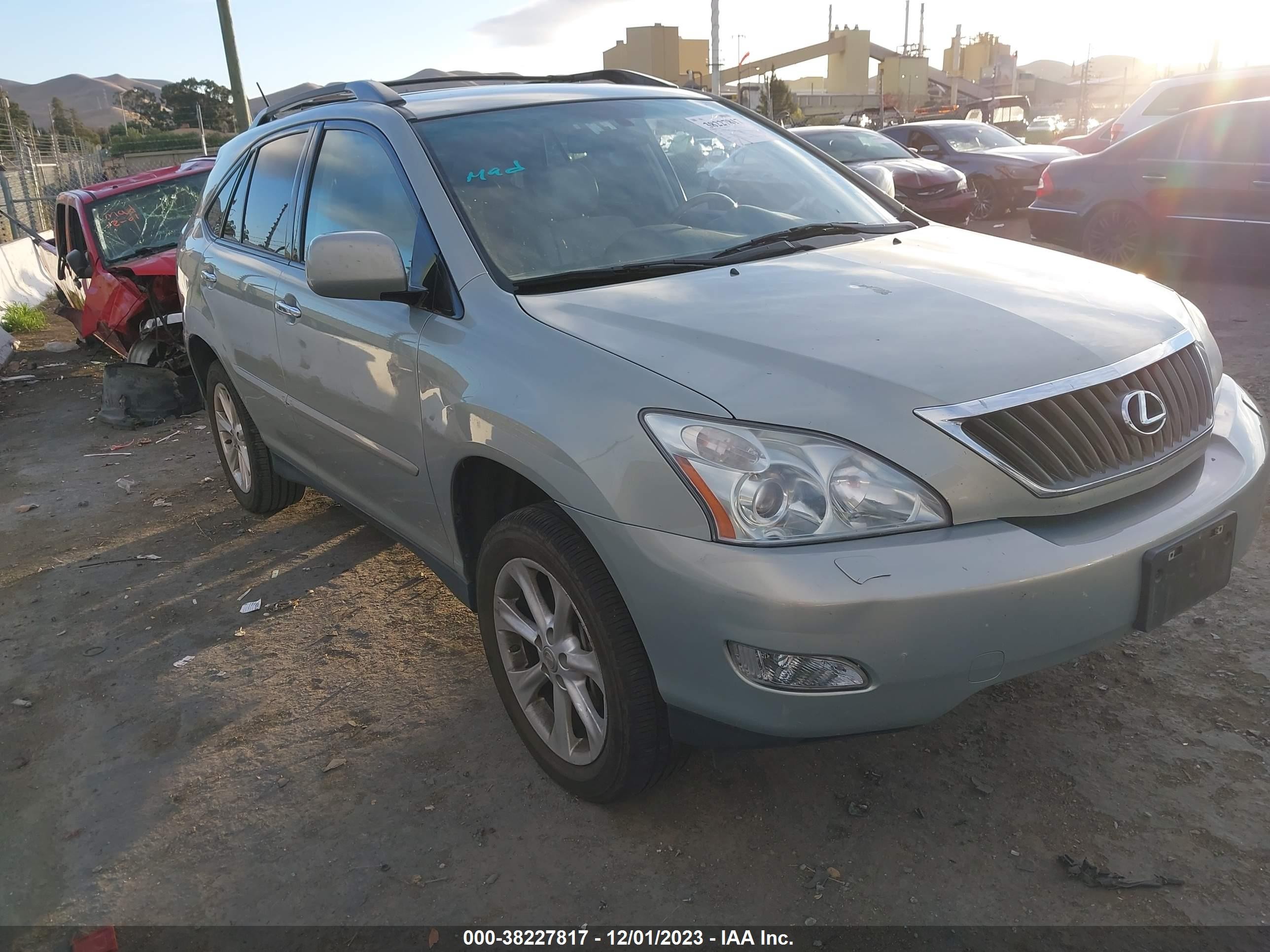 lexus rx 2009 2t2hk31ux9c113498