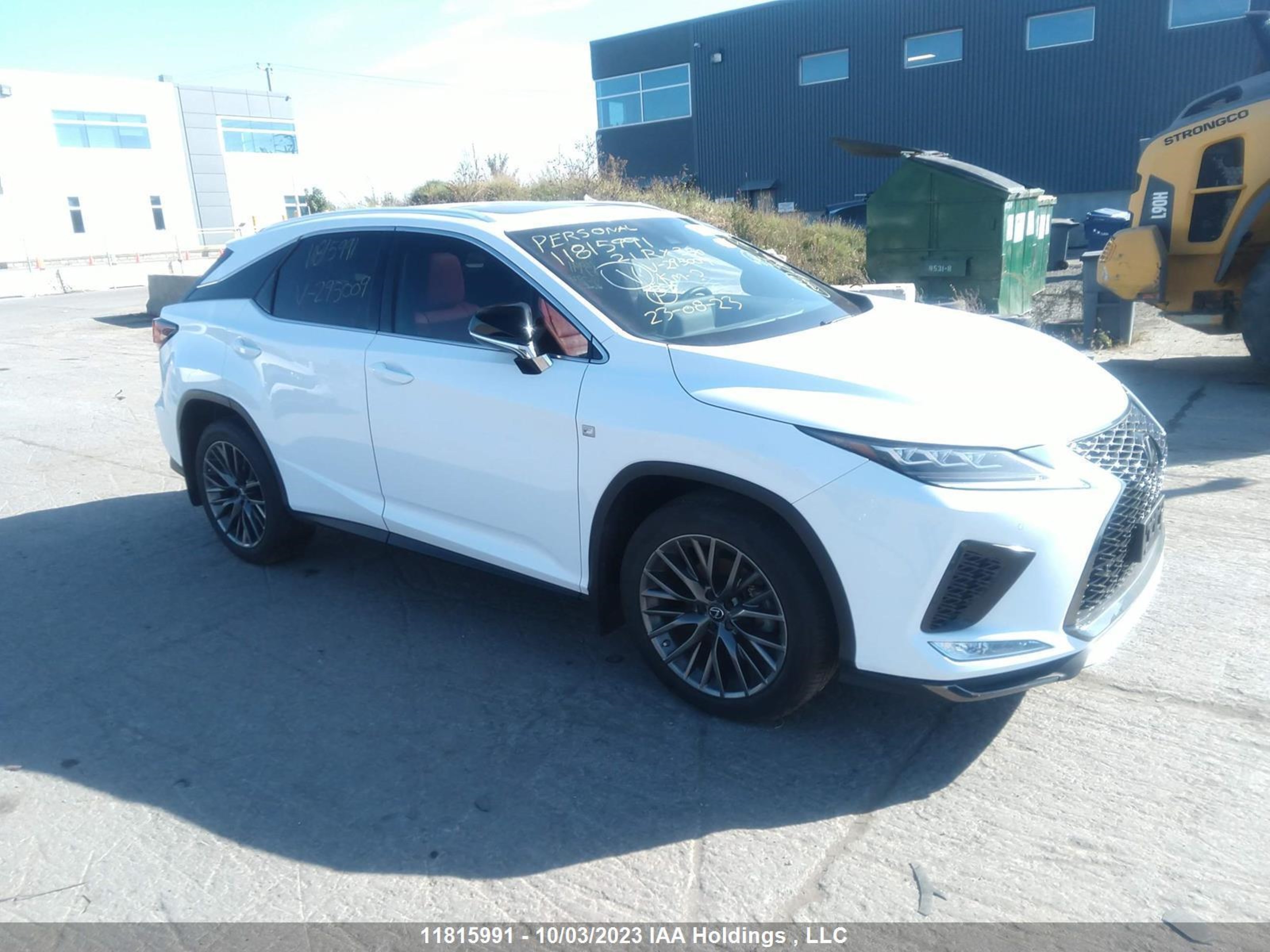 lexus rx 2021 2t2yzmda7mc295009