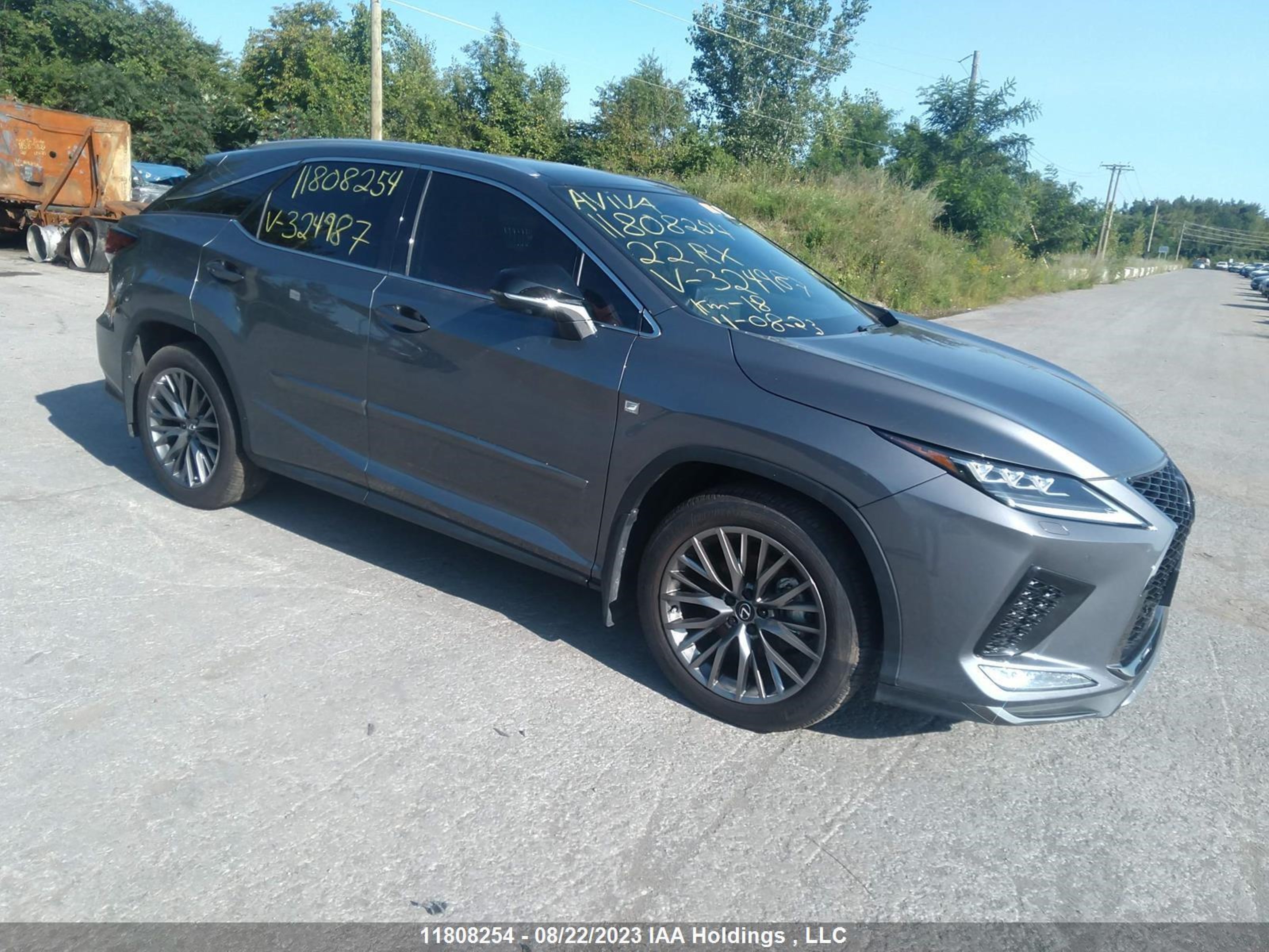 lexus rx 2022 2t2yzmdaxnc324987