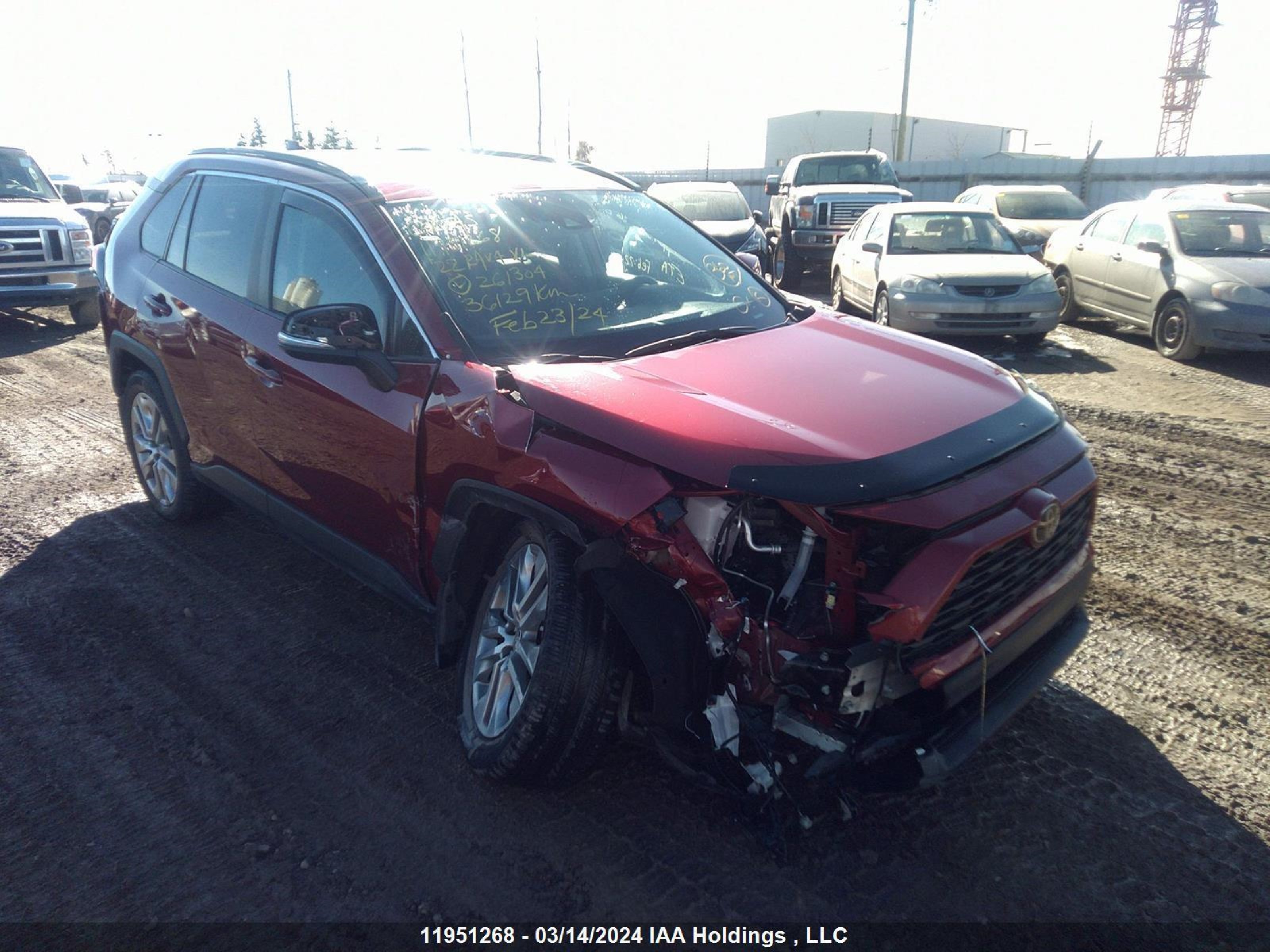 toyota rav 4 2022 2t3r1rfv9nw261304