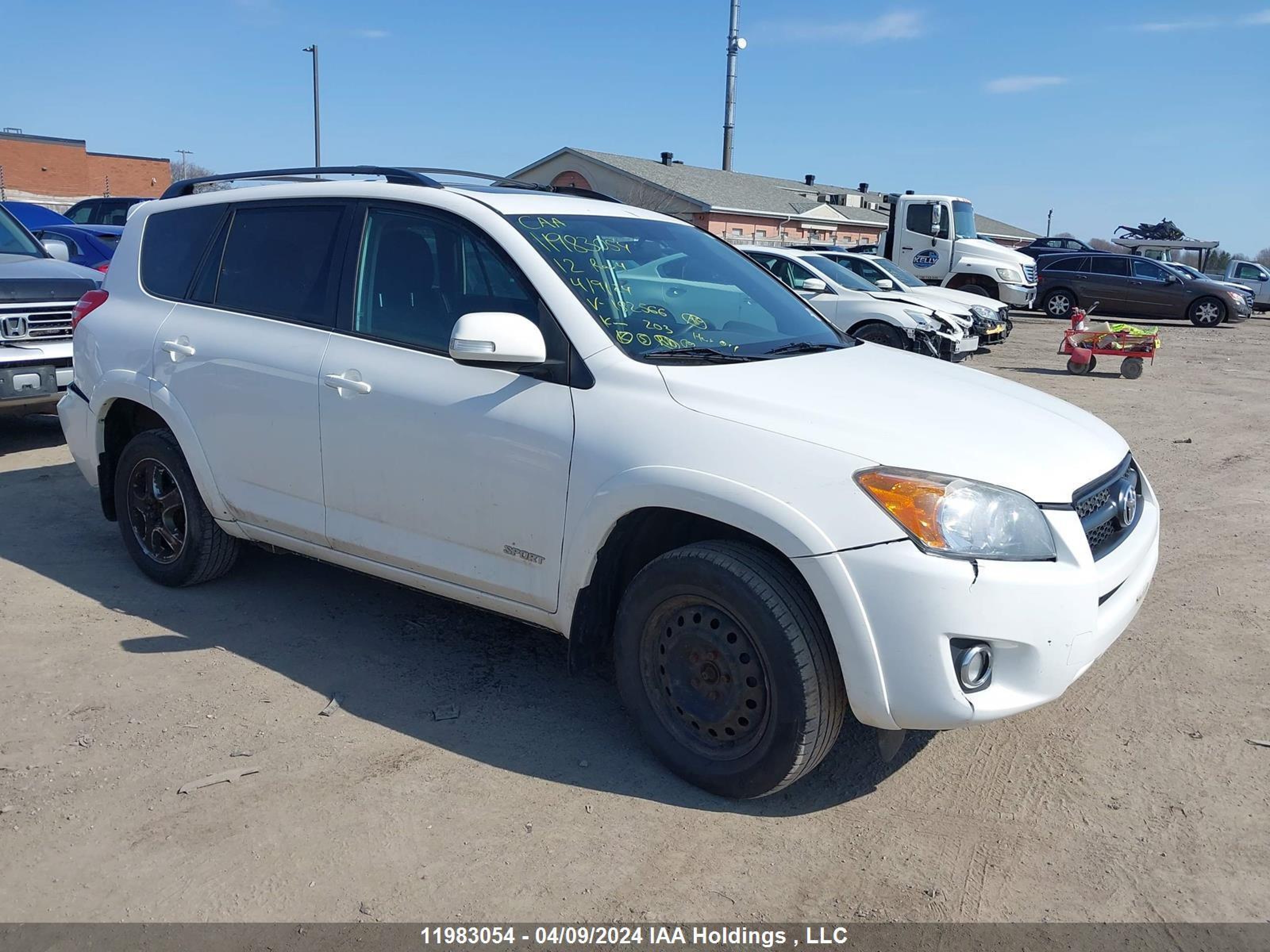 toyota rav 4 2012 2t3rf4dvxcw182566