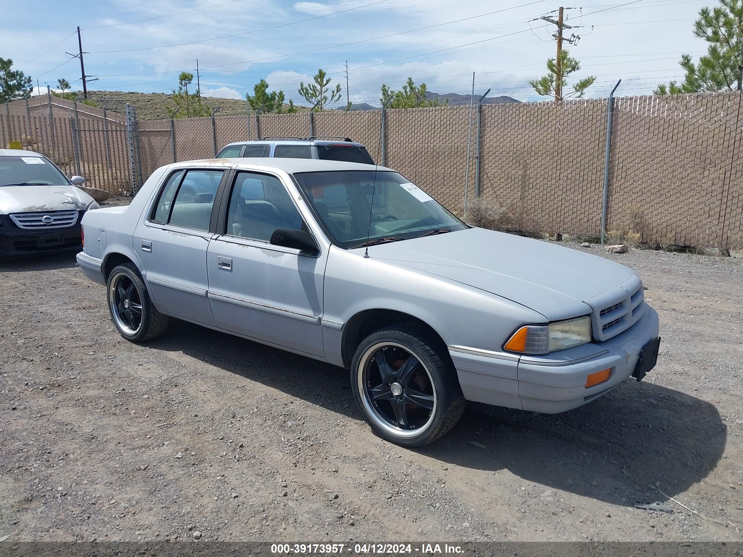 dodge spirit 1994 3b3aa46k2rt207637