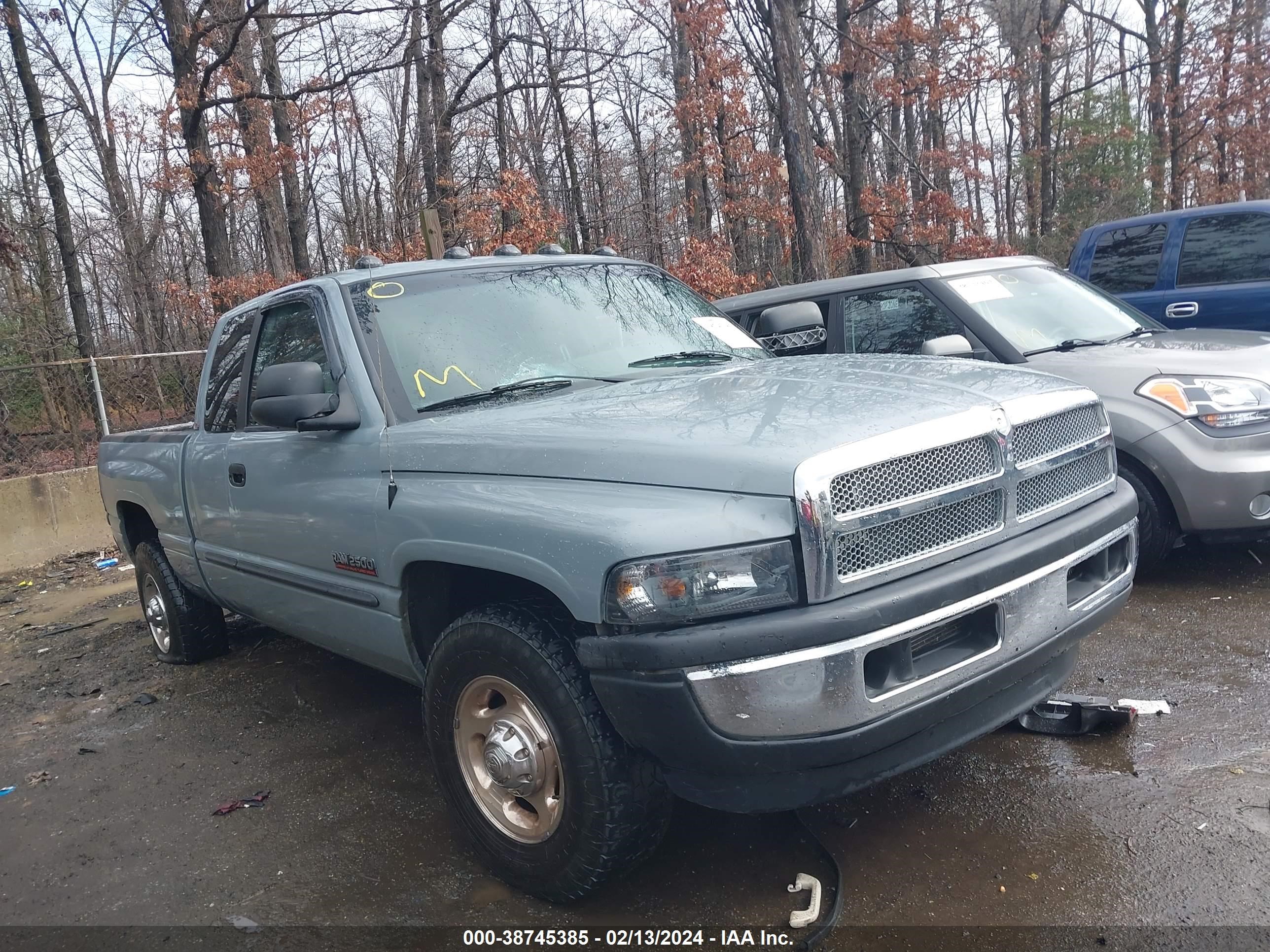 dodge ram 2002 3b7kc23622m226133