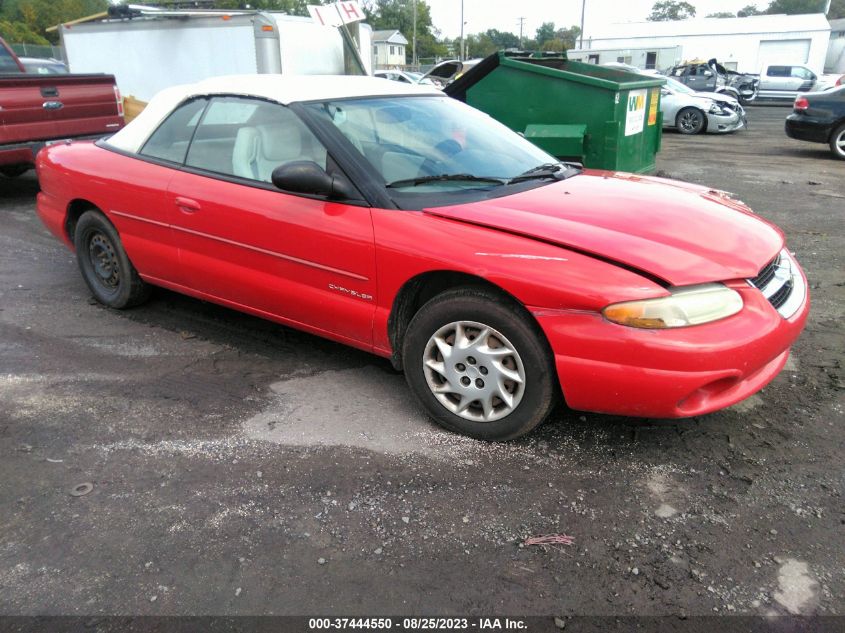 chrysler sebring 1997 3c3el45h2vt585164