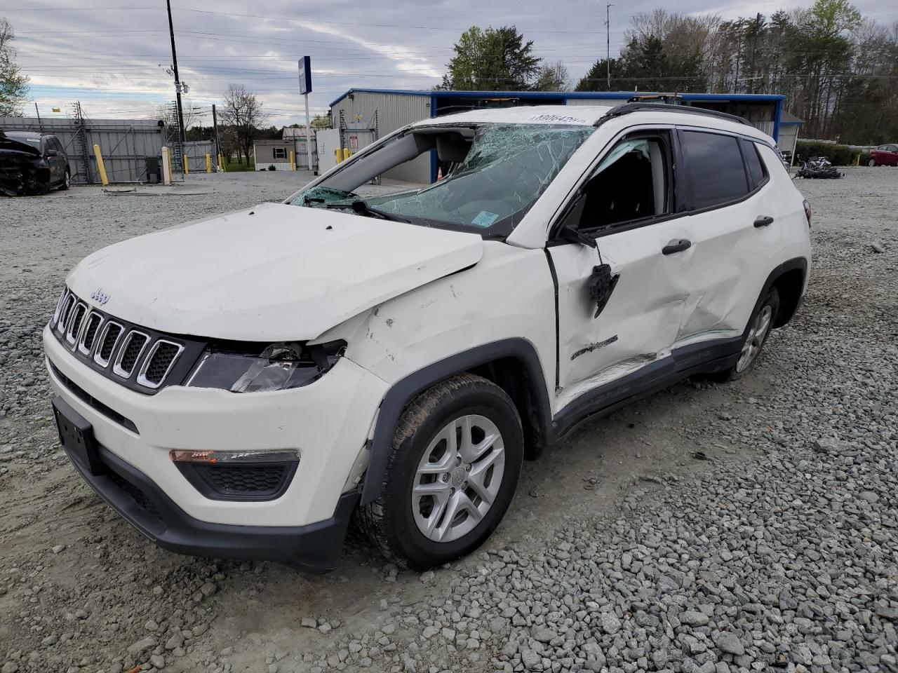 jeep compass 2019 3c4njcab0kt614542