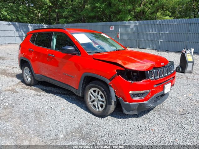 jeep compass 2018 3c4njcab2jt105423