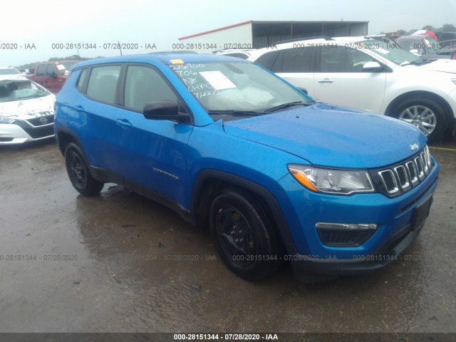 jeep compass 2019 3c4njcab2kt736626