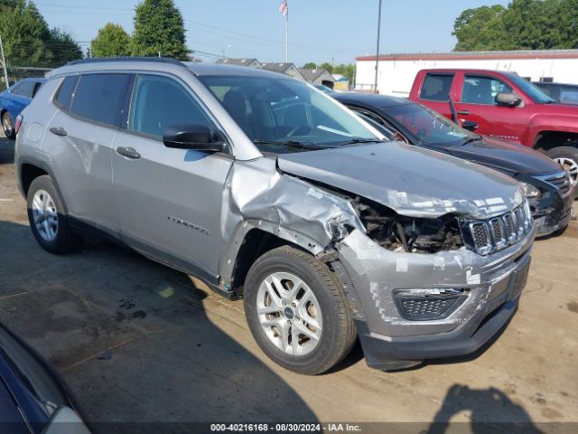 jeep compass 2019 3c4njcab5kt835182