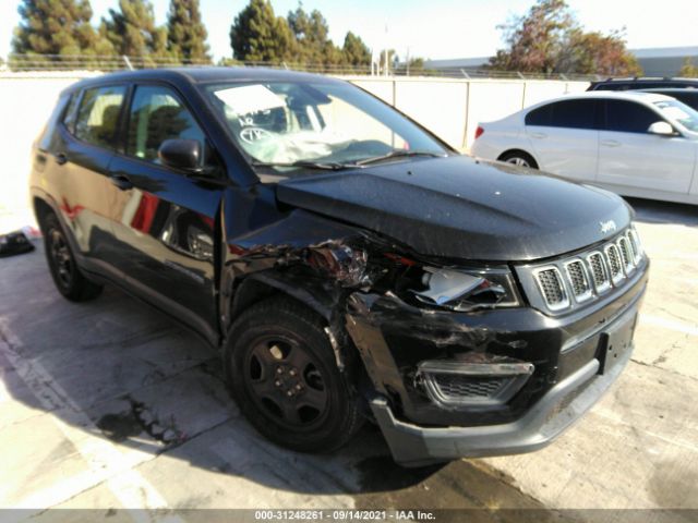 jeep compass 2018 3c4njcab6jt124489