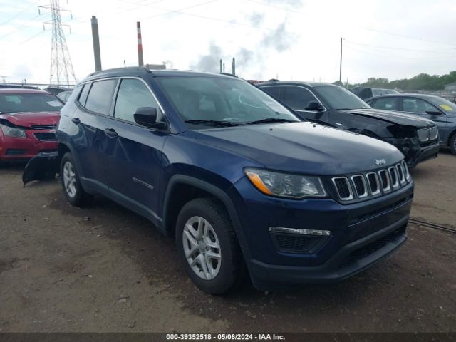 jeep compass 2019 3c4njcab6kt614626