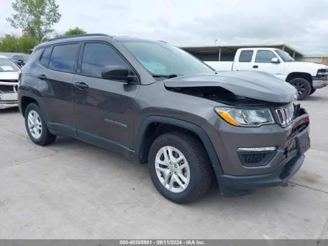 jeep compass 2018 3c4njcab7jt123514