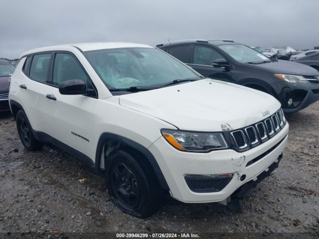 jeep compass 2018 3c4njcab7jt344370