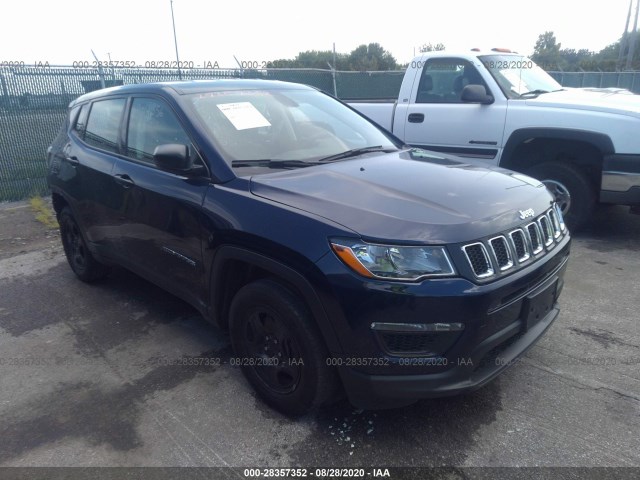 jeep compass 2019 3c4njcab7kt676584