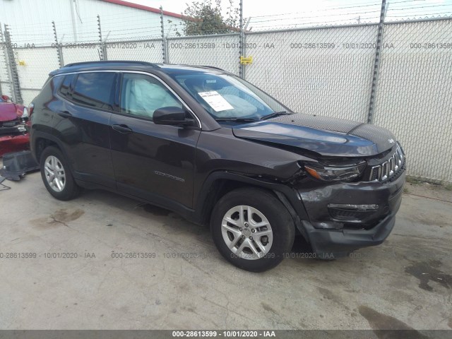 jeep compass 2019 3c4njcab7kt820019