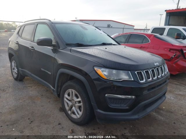 jeep compass 2018 3c4njcab9jt368802