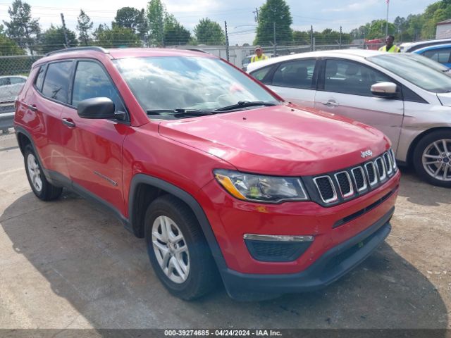 jeep compass 2018 3c4njcab9jt425175