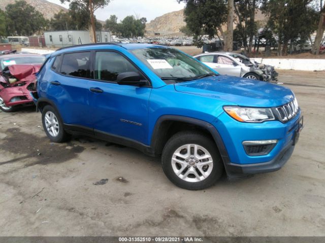 jeep compass 2018 3c4njcabxjt122941