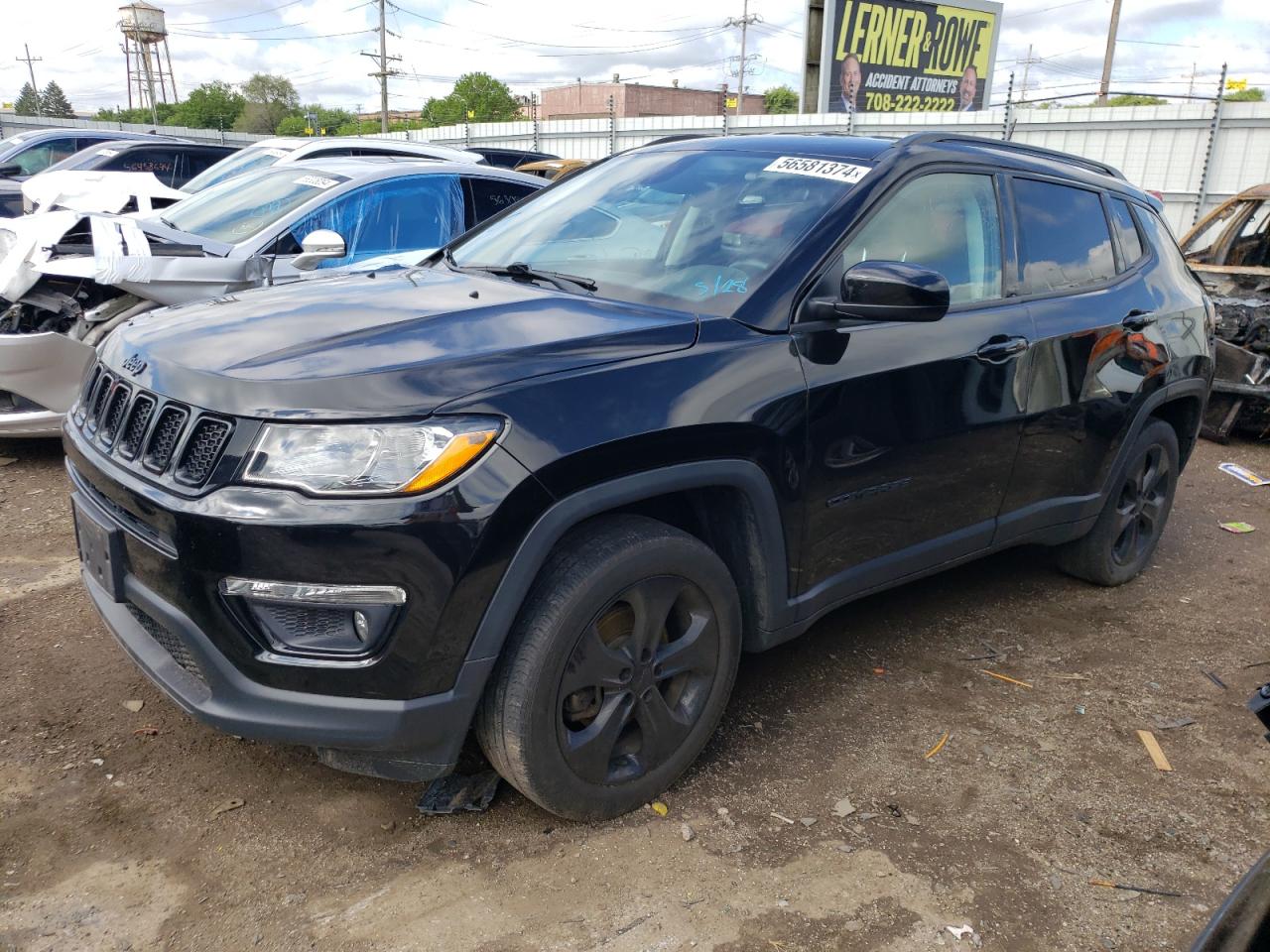 jeep compass 2018 3c4njcbb7jt408227