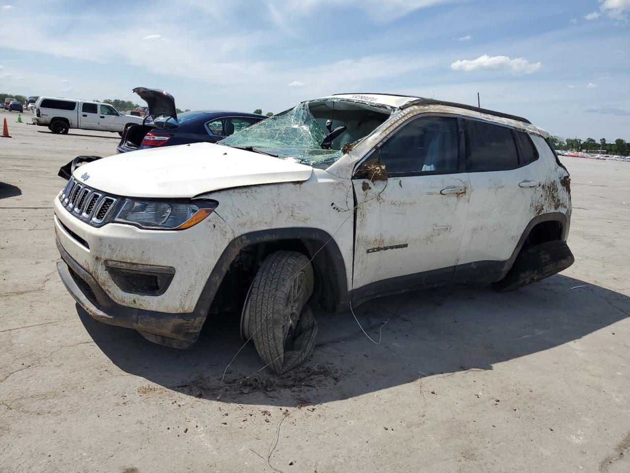 jeep compass 2018 3c4njcbb7jt468573