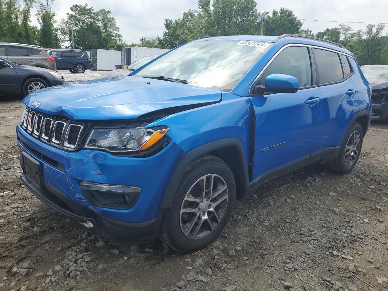 jeep compass 2019 3c4njcbb7kt652400