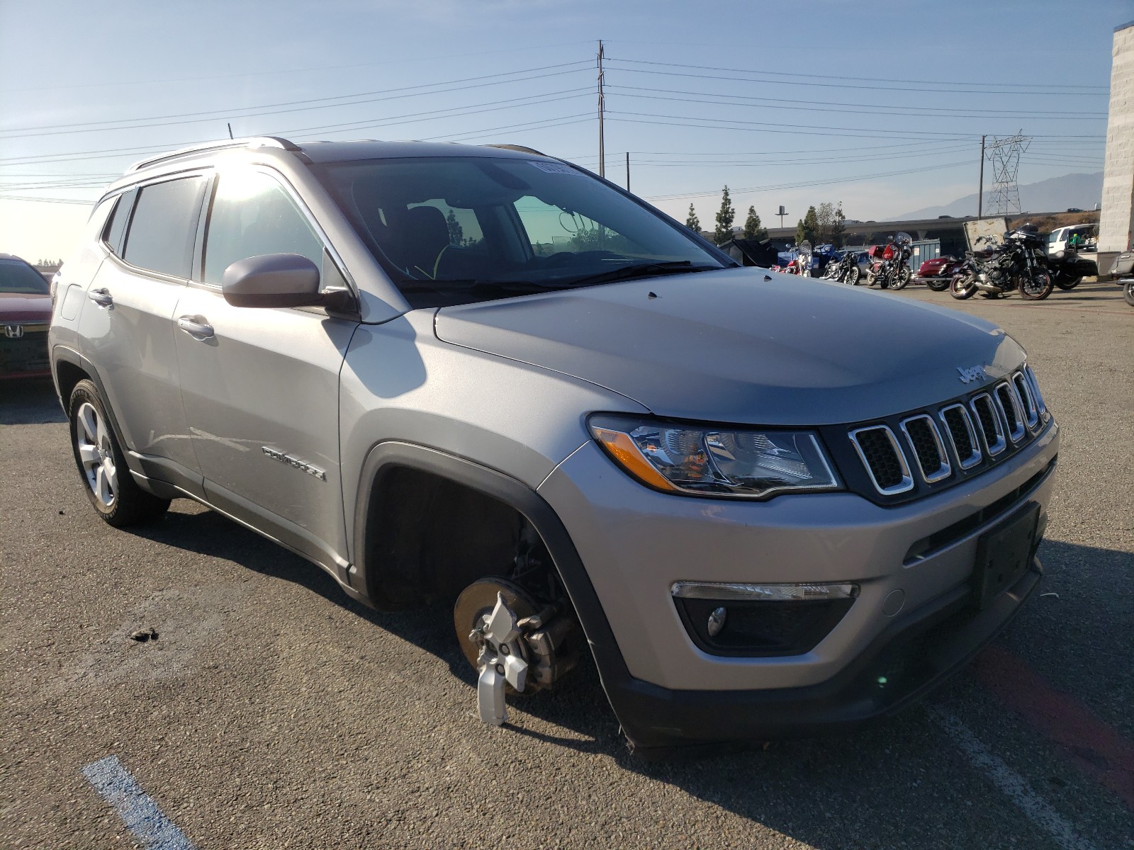 jeep compass la 2019 3c4njcbb7kt855271