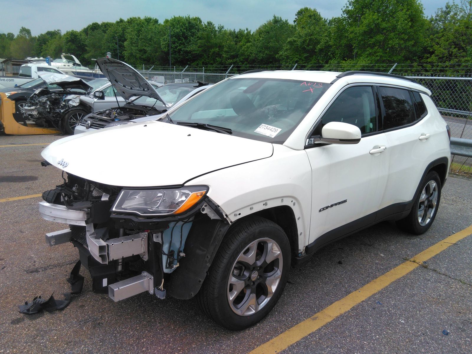 jeep compass fwd 2019 3c4njccb2kt663089