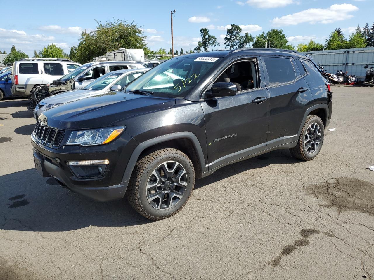 jeep compass 2019 3c4njdab0kt678926