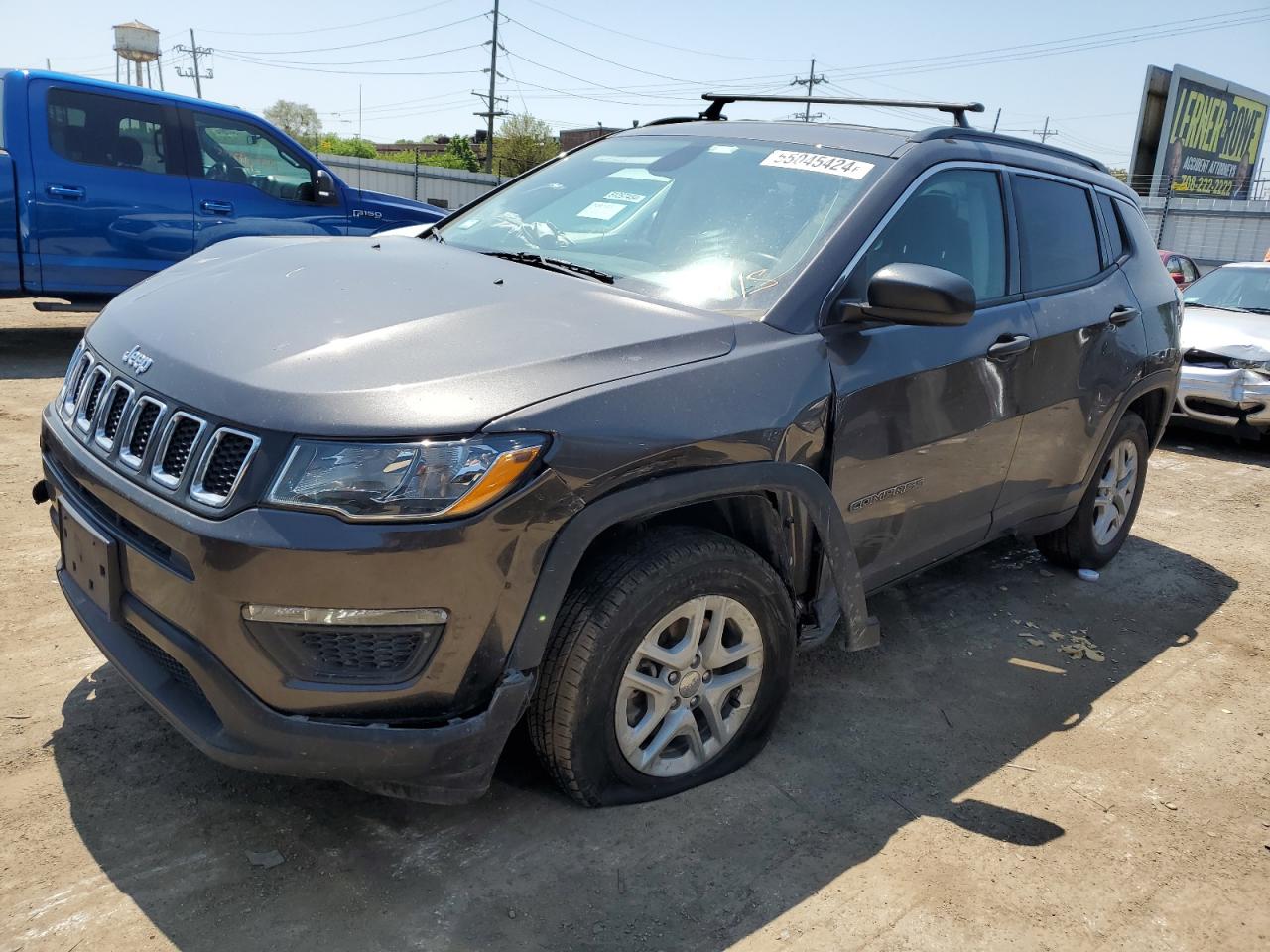 jeep compass 2019 3c4njdab4kt703357