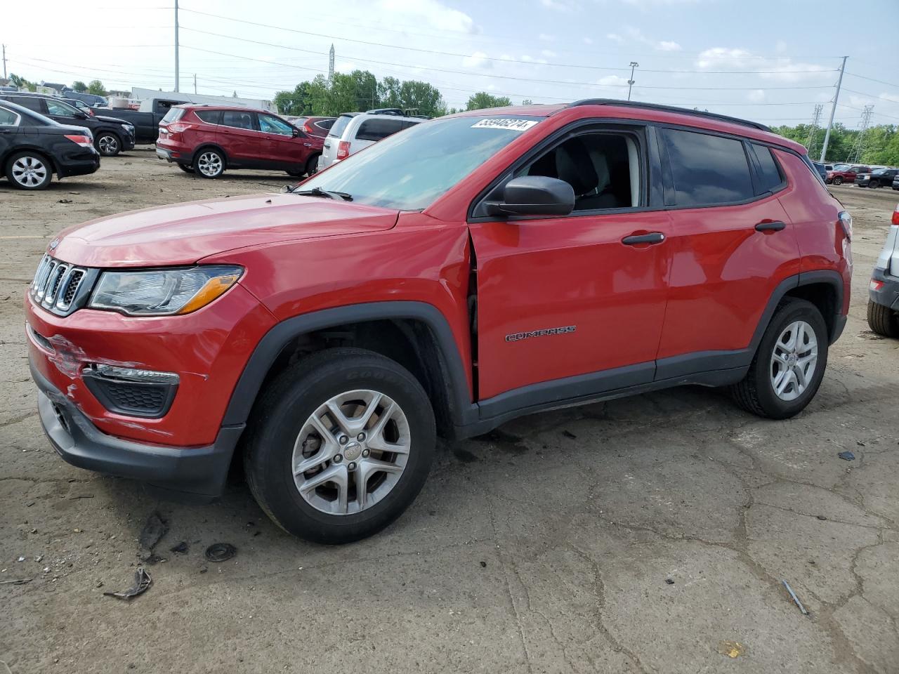 jeep compass 2017 3c4njdab5ht624305