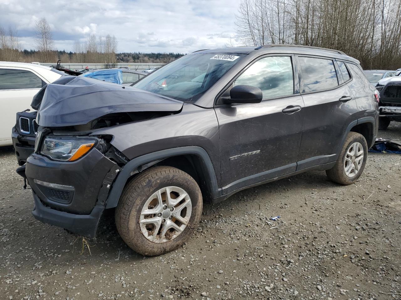 jeep compass 2018 3c4njdab6jt484478