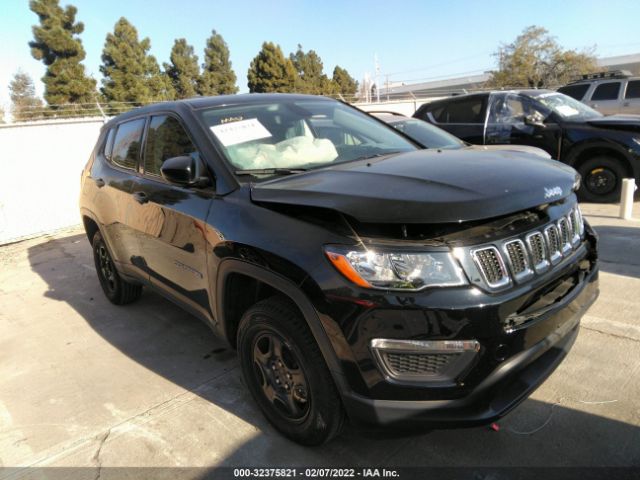 jeep compass 2019 3c4njdab7kt595591