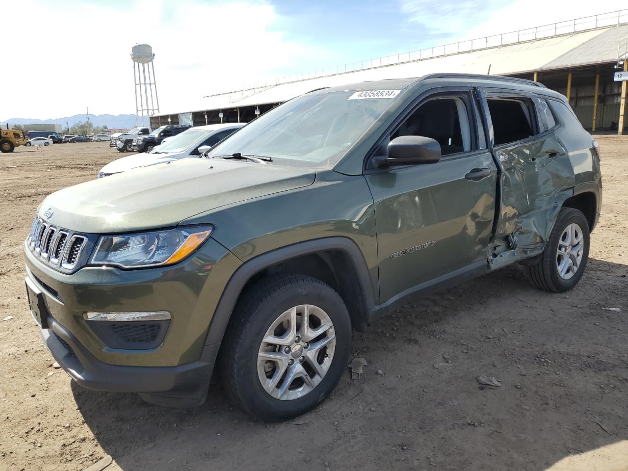 jeep compass 2018 3c4njdab8jt146323