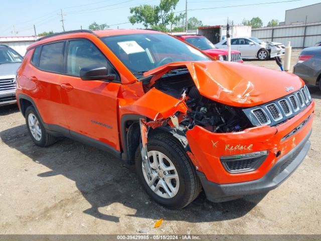 jeep compass 2018 3c4njdab8jt248947