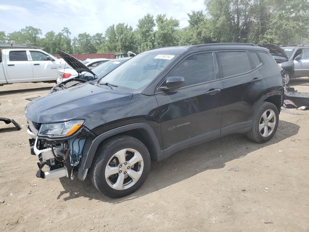 jeep compass 2018 3c4njdbb2jt256945