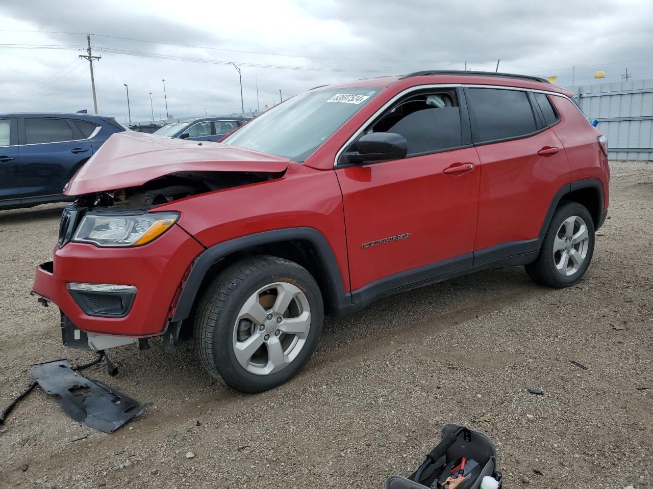 jeep compass 2019 3c4njdbb2kt648079