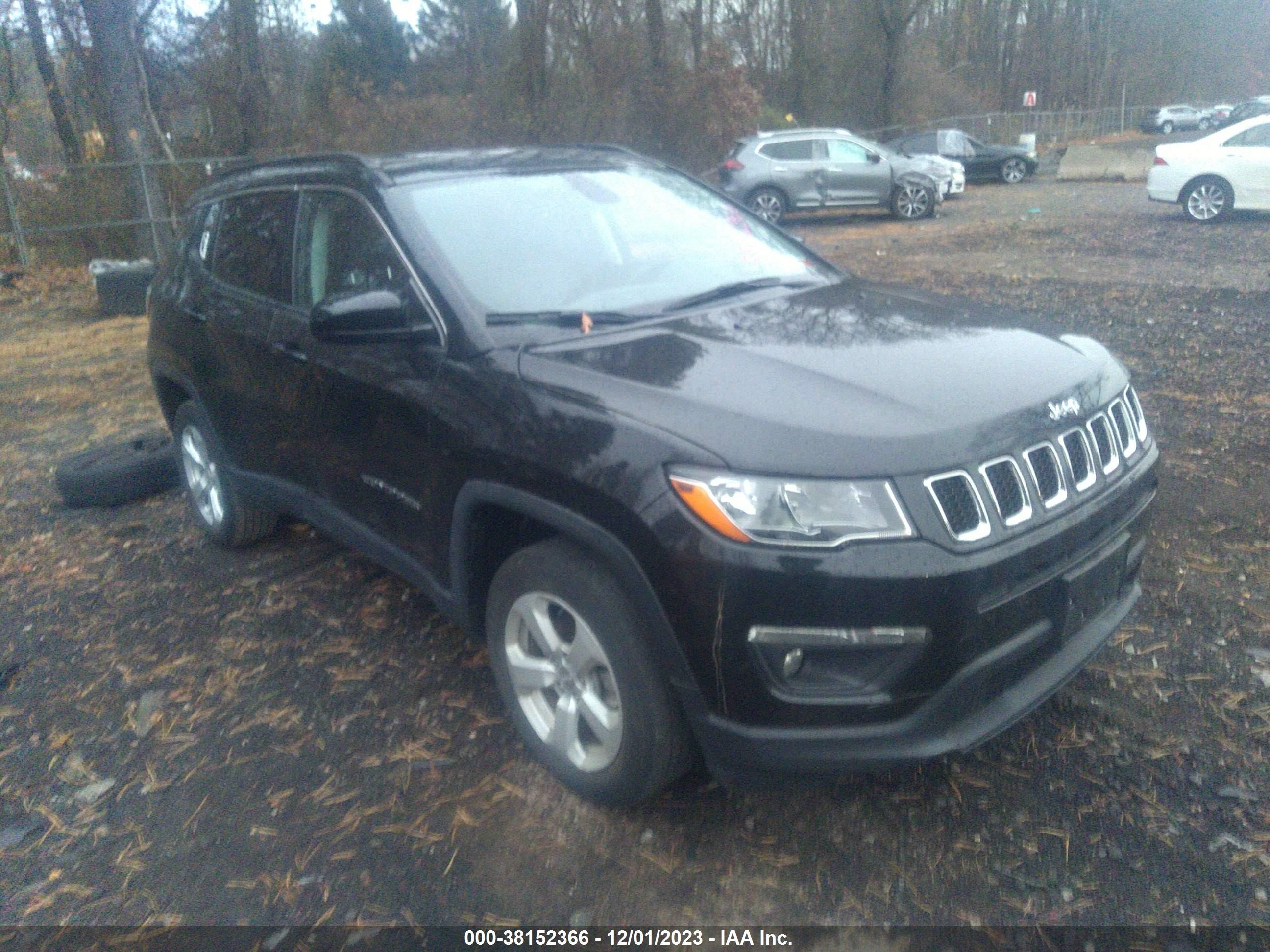 jeep compass 2019 3c4njdbb3kt836013