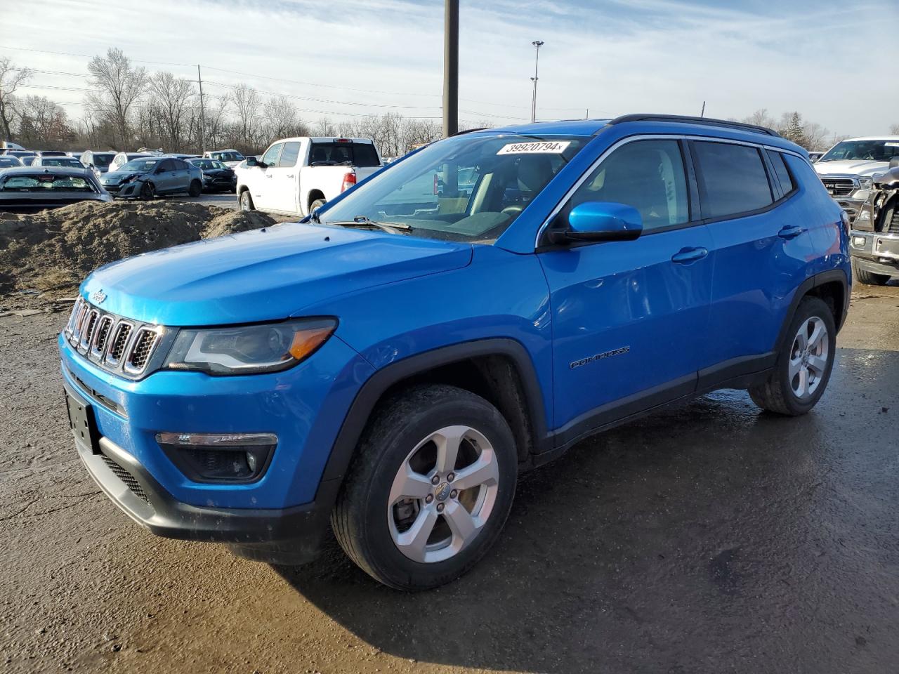 jeep compass 2018 3c4njdbb5jt393345