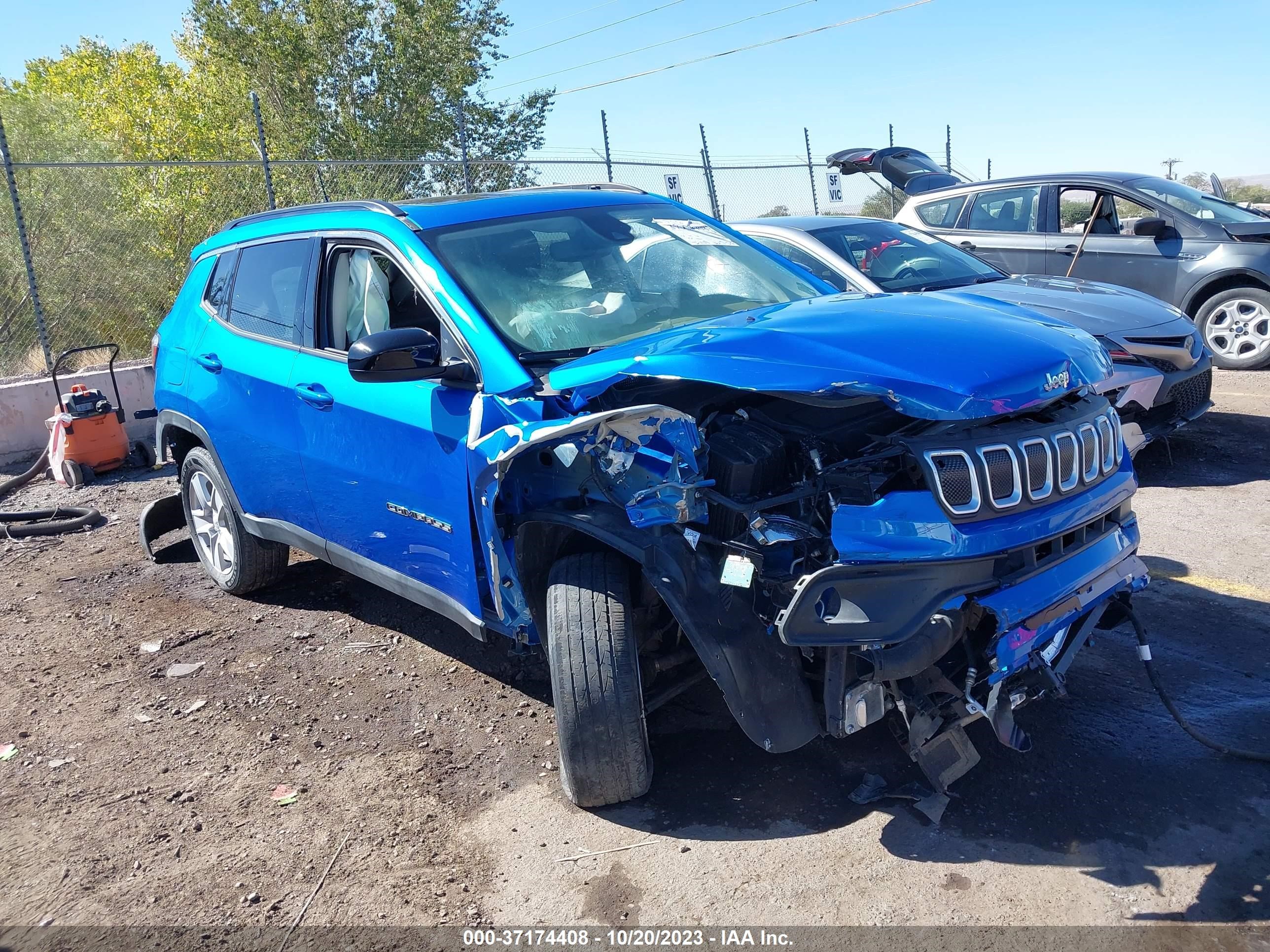 jeep compass 2022 3c4njdbb5nt122985