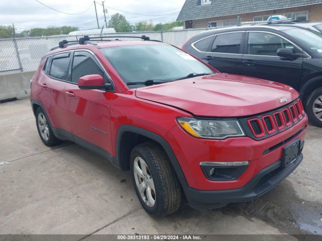 jeep compass 2018 3c4njdbb6jt315527