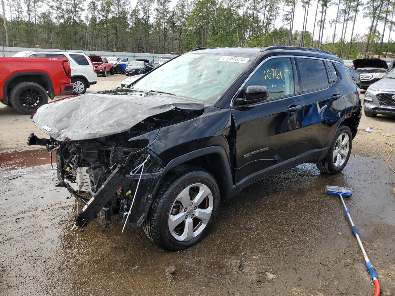 jeep compass 2018 3c4njdbb9jt114981