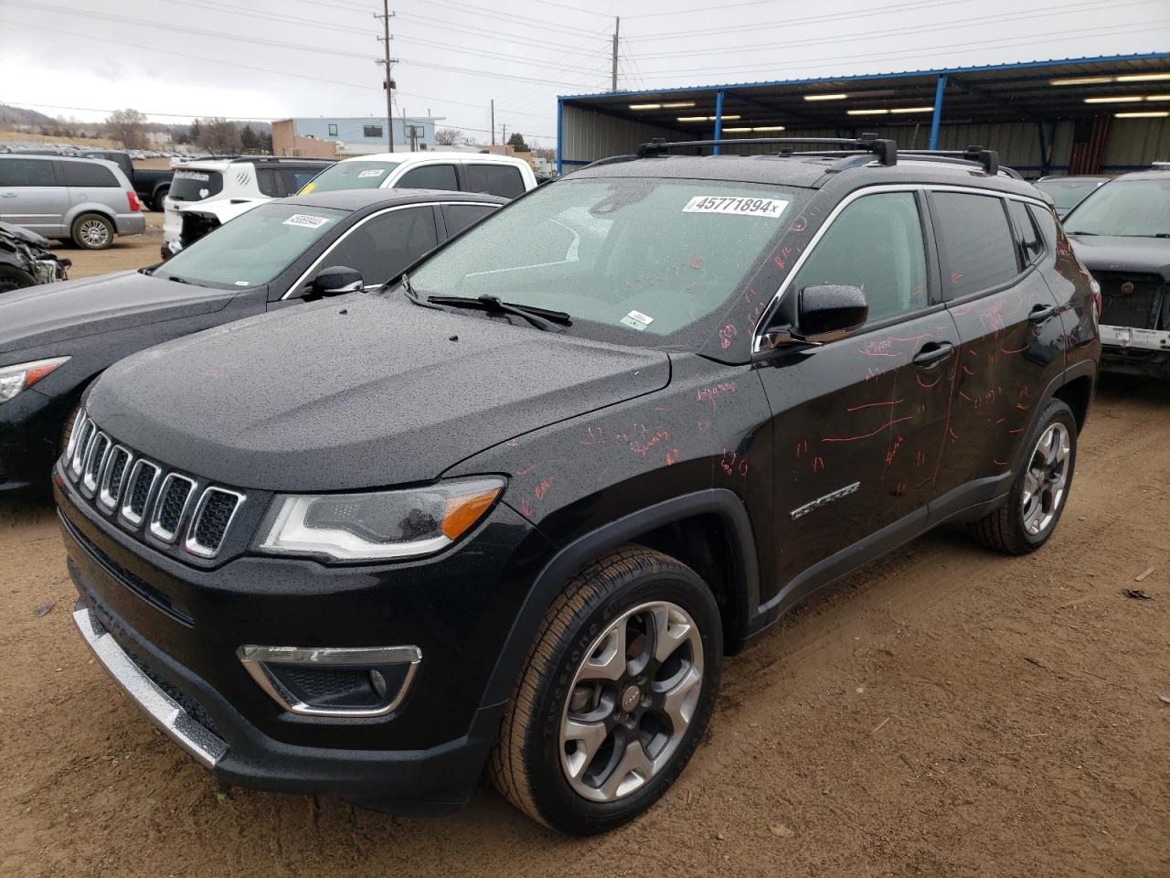 jeep compass 2018 3c4njdcb7jt340886