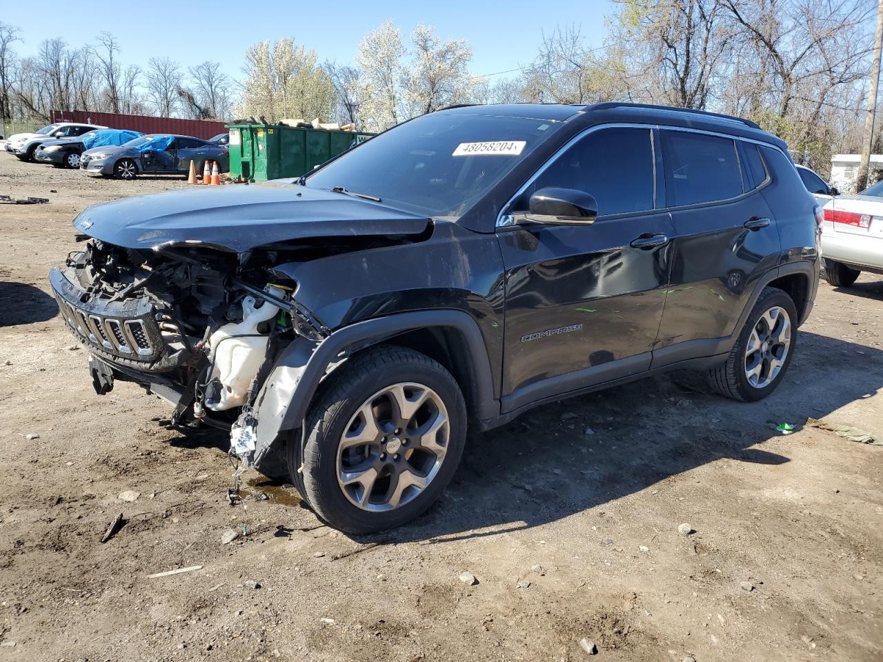 jeep compass 2018 3c4njdcb7jt341102